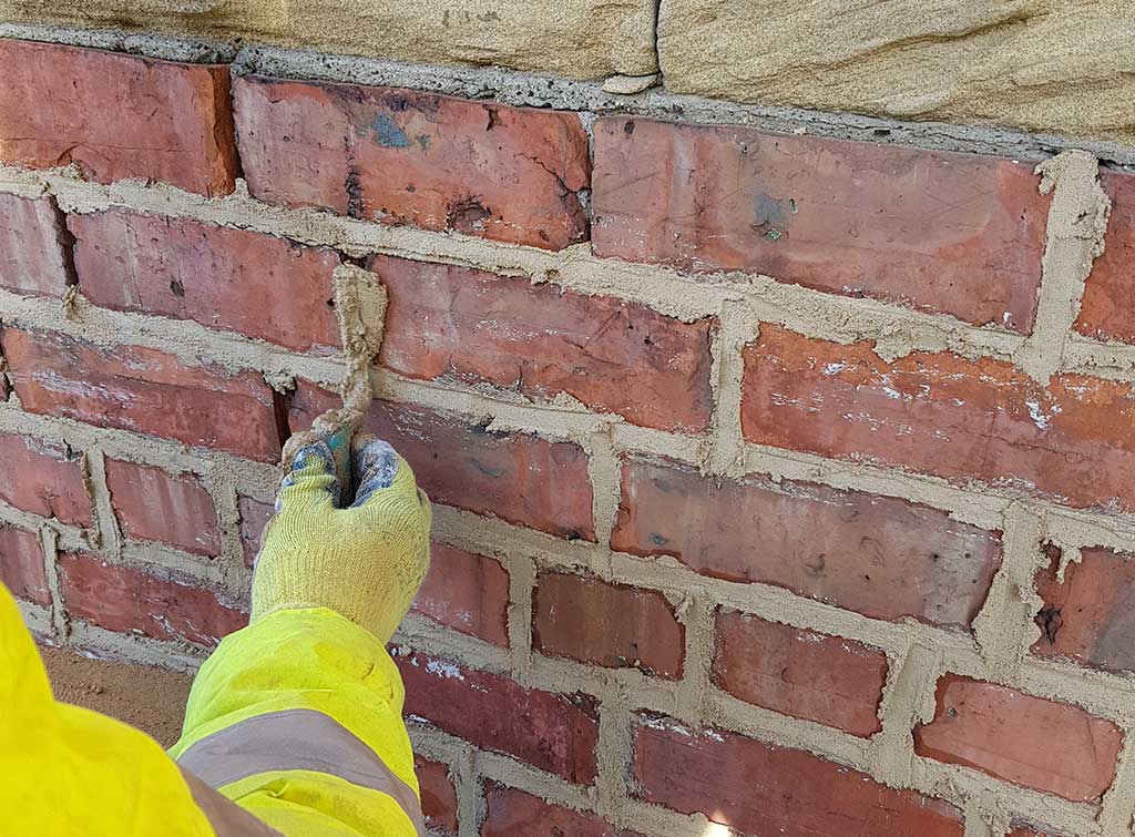 Repointing.